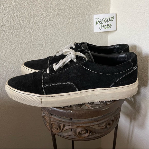 Common Projects 5171 7547 Cap Toe Suede Sneaker Shoes - Picture 3 of 12